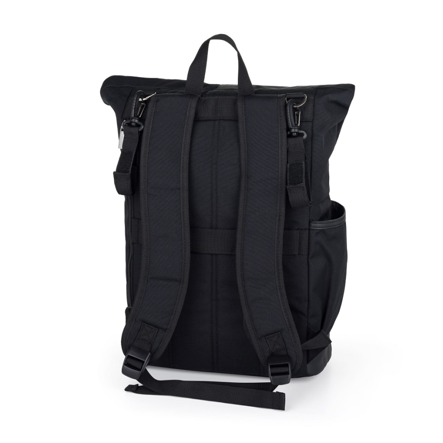 PETITE&MARS - Mochila para muda de roupa para carrinho de bebé JACKOB preto