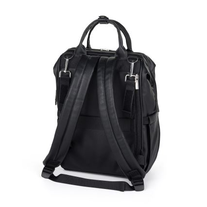 PETITE&MARS - Mochila para muda de roupa para carrinho de bebé JASPER preto