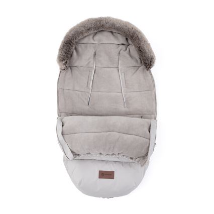 PETITE&MARS - Pantufa de bebé 4 em 1 COMFY Champagne Shower prateado