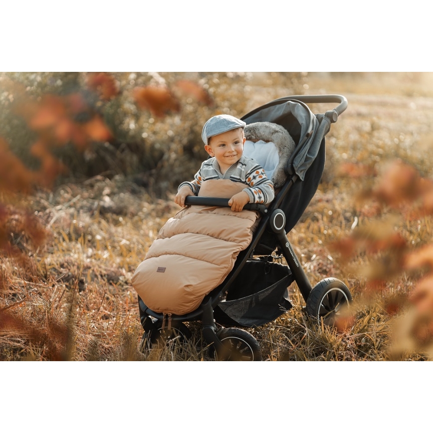 PETITE&MARS - Puff 4 em 1 COMFY Elegant Caramel/Beige castanho