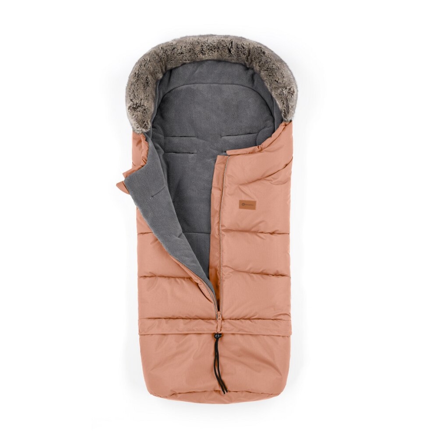 PETITE&MARS - Saco-cama 4 em 1 ARCTIC Pastel Peach