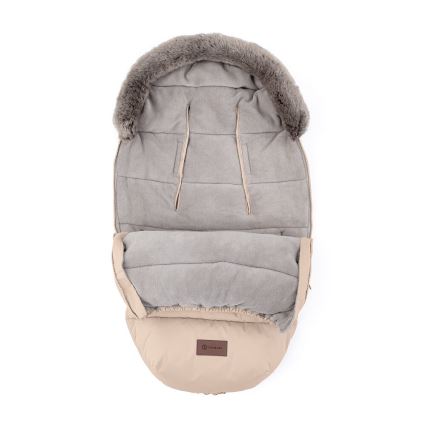 PETITE&MARS - Saco-cama 4 em 1 COMFY Rosa Petal bege