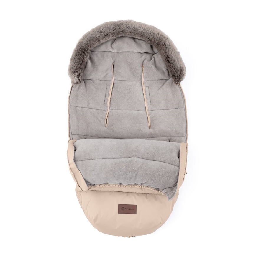 PETITE&MARS - Saco-cama 4 em 1 COMFY Rosa Petal bege