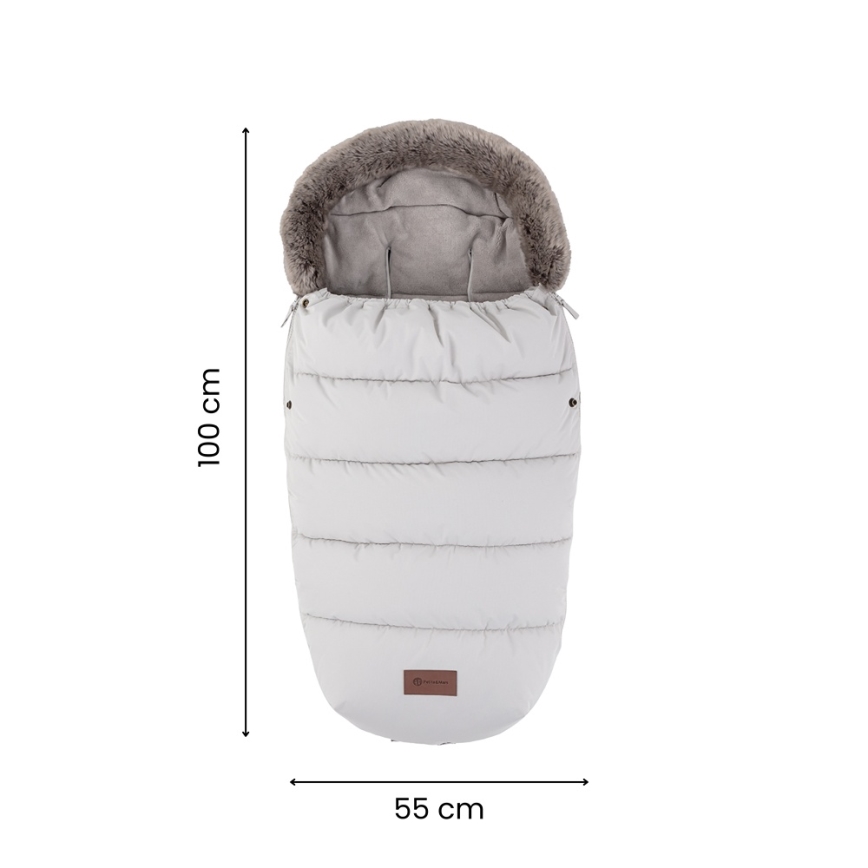 PETITE&MARS - Saco para bebé 4 em 1 COMFY Mocha Mousse