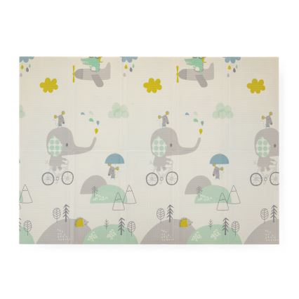 PETITE&MARS - Tapete de brincar dobrável CAMPY ELEPHANT&FOX