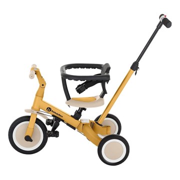 PETITE&MARS - Triciclo de criança 5em1 TURBO Intense Ochre