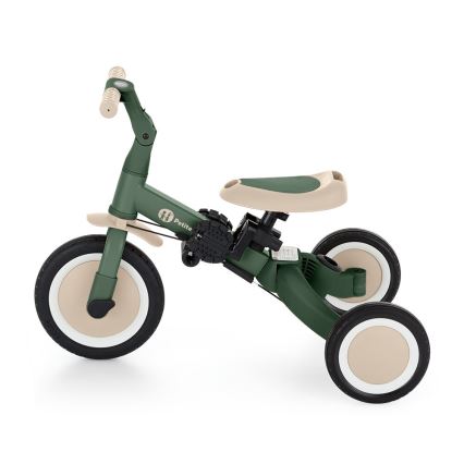 PETITE&MARS - Triciclo de criança 5em1 TURBO Misty Green