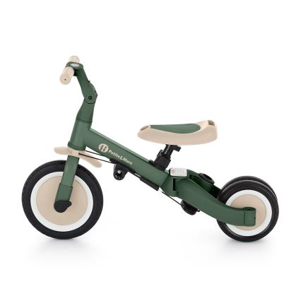 PETITE&MARS - Triciclo de criança 5em1 TURBO Misty Green
