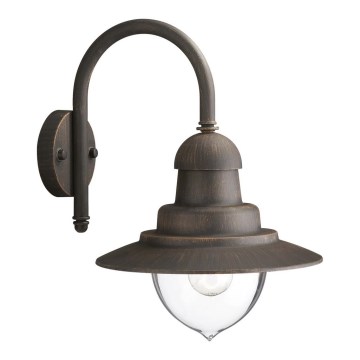 Philips 01652/06/PN - Luz de parede de exterior MYGARDEN RAINDROP 1xE27/53W/230V IP44