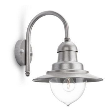 Philips 01652/52/PN - Luz de parede de exterior MYGARDEN RAINDROP 1xE27/60W/230V IP44
