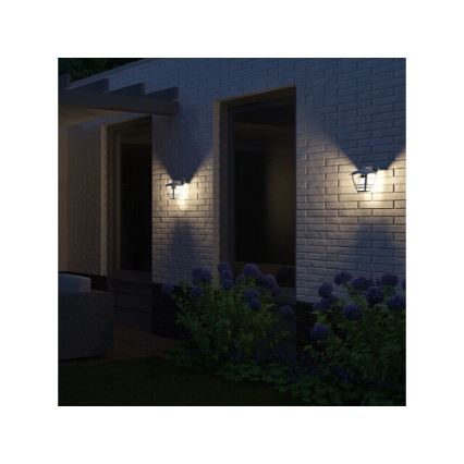 Philips 15381/31/16 - Iluminação de parede exterior CREEK 1xE27/60W/230V IP44