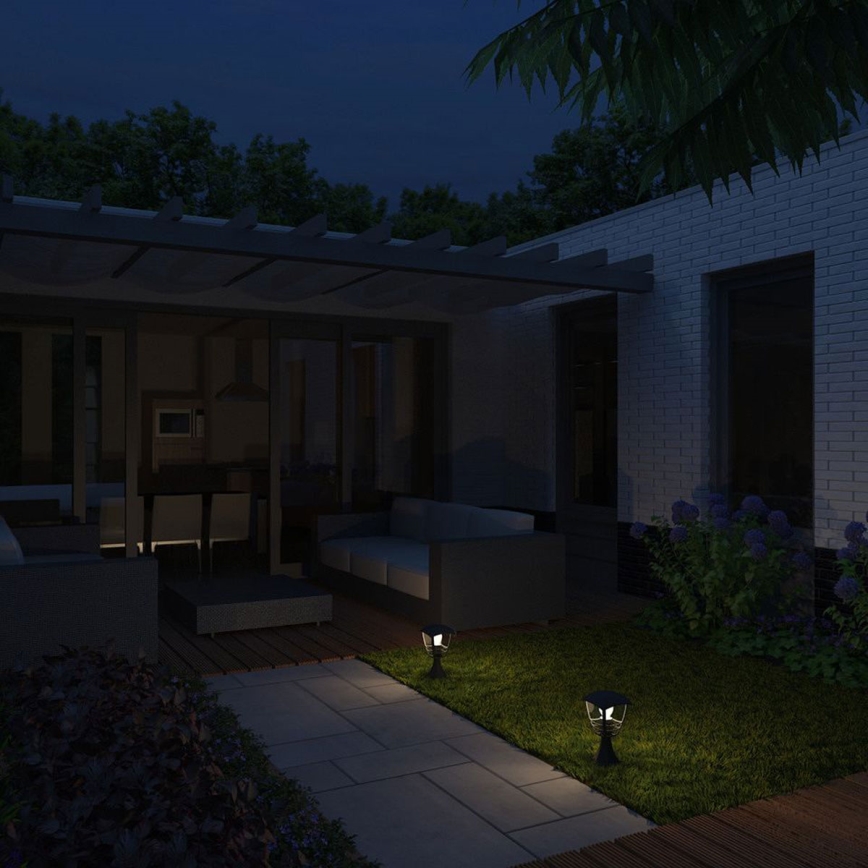 Philips - Lâmpada de jardim 1xE27/60W/230V IP44