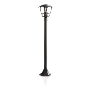 Philips 15383/30/16 - Candeeiro de exterior MYGARDEN CREEK 1xE27/60W/230V preto antigo IP44
