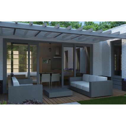 Philips - Candelabro exterior suspenso 1xE27/60W/230V preto IP44