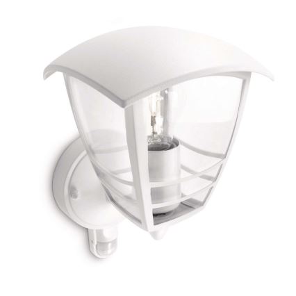 Philips - Luz de parede de exterior com sensor 1xE27/60W IP44