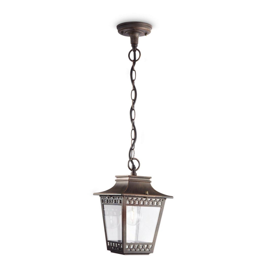 Philips 15406/86/PN - Candelabro exterior HEDGE 1xE27/60W/230V IP44
