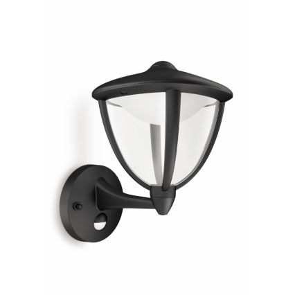 Philips - Luminária de parede exterior LED com sensor 1xLED/4,5W/230V IP44