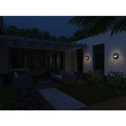 Philips - Iluminação de parede exterior 1xE27/12W/230V