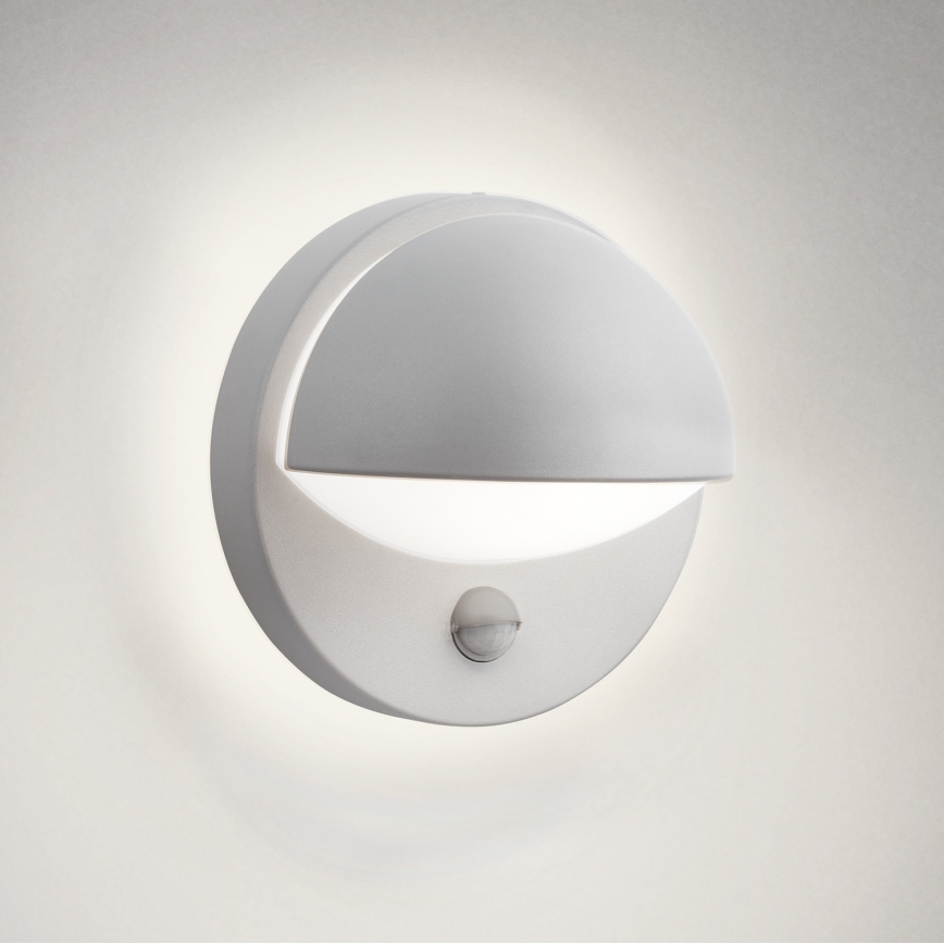 Philips - Iluminação de parede exterior com sensor E27/12W IP44