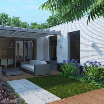 Philips - Iluminação de parede exterior com sensor E27/20W IP44