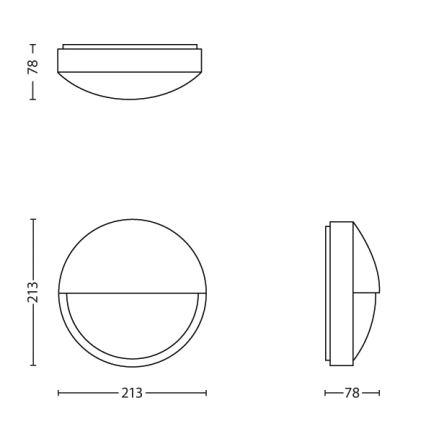 Philips - Iluminação de parede exterior LED LED/6W IP44