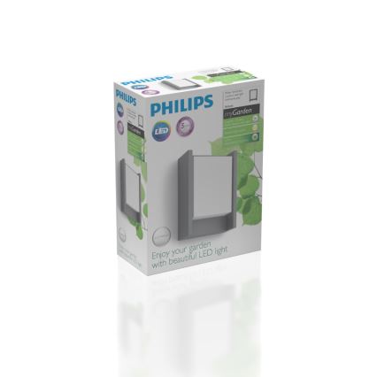 Philips - Iluminação de parede exterior LED LED/6W/230V 2700K IP44