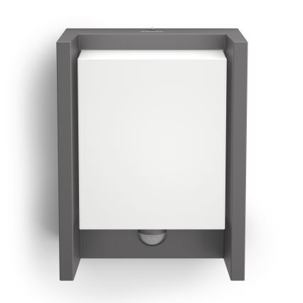 Philips - Iluminação de parede LED exterior com sensor LED/6W 2700K IP44
