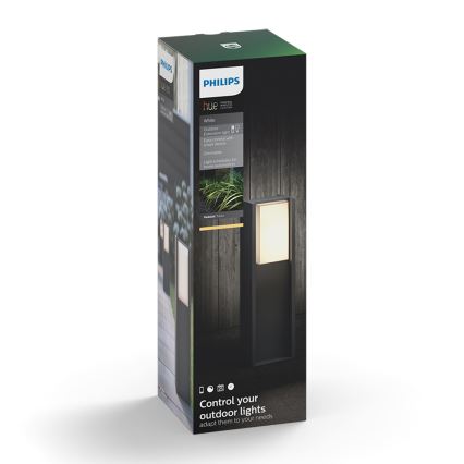 Philips - Candeeiro exterior LED com regulação Hue TURACO 1xE27/9,5W/230V IP44