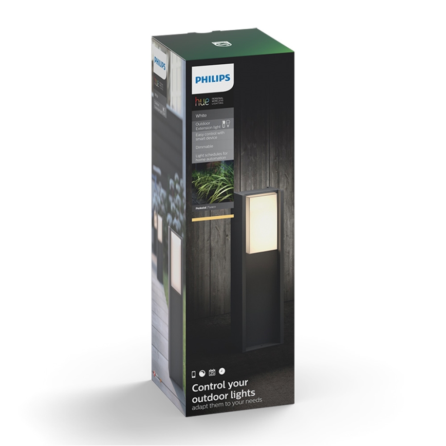 Philips - Candeeiro exterior LED com regulação Hue TURACO 1xE27/9,5W/230V IP44