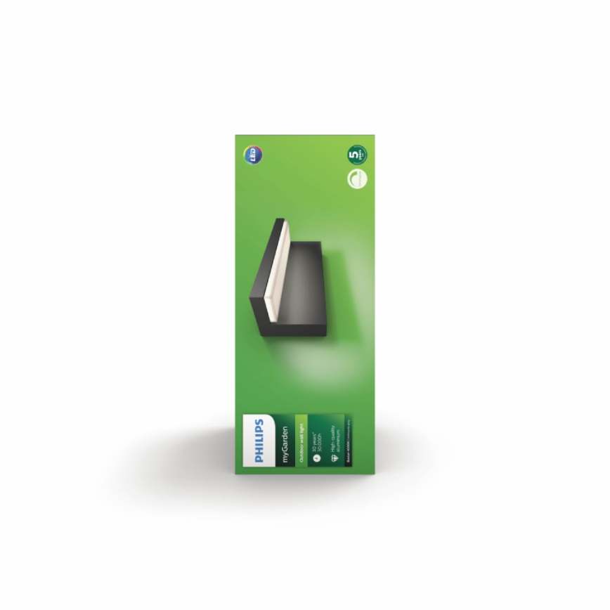 Philips - Iluminação de parede exterior LED 2xLED/4,5W/230V 4000K IP44
