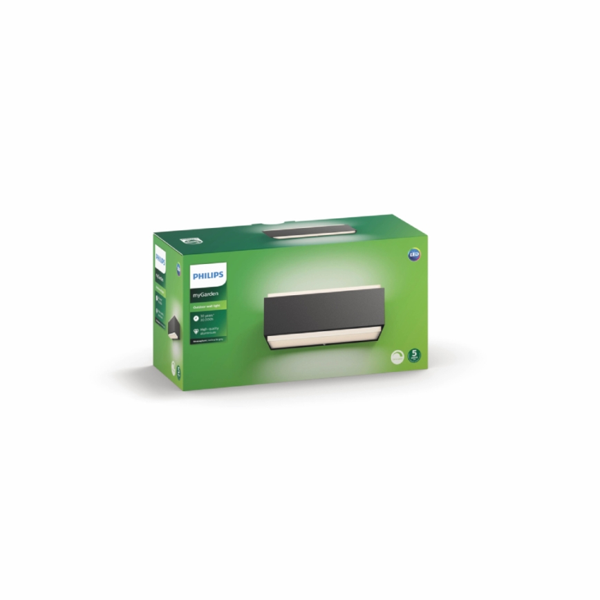 Philips - Iluminação de exterior LED com regulação 2xLED/4,5W IP44