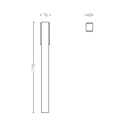 Philips - Candeeiro exterior LED 2xLED/4,5W/230V IP44