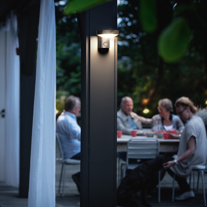 Philips 16491/47/P0 - Iluminação de parede exterior LED com sensor MYGARDEN COCKATOO 1xLED/8W/230V IP44