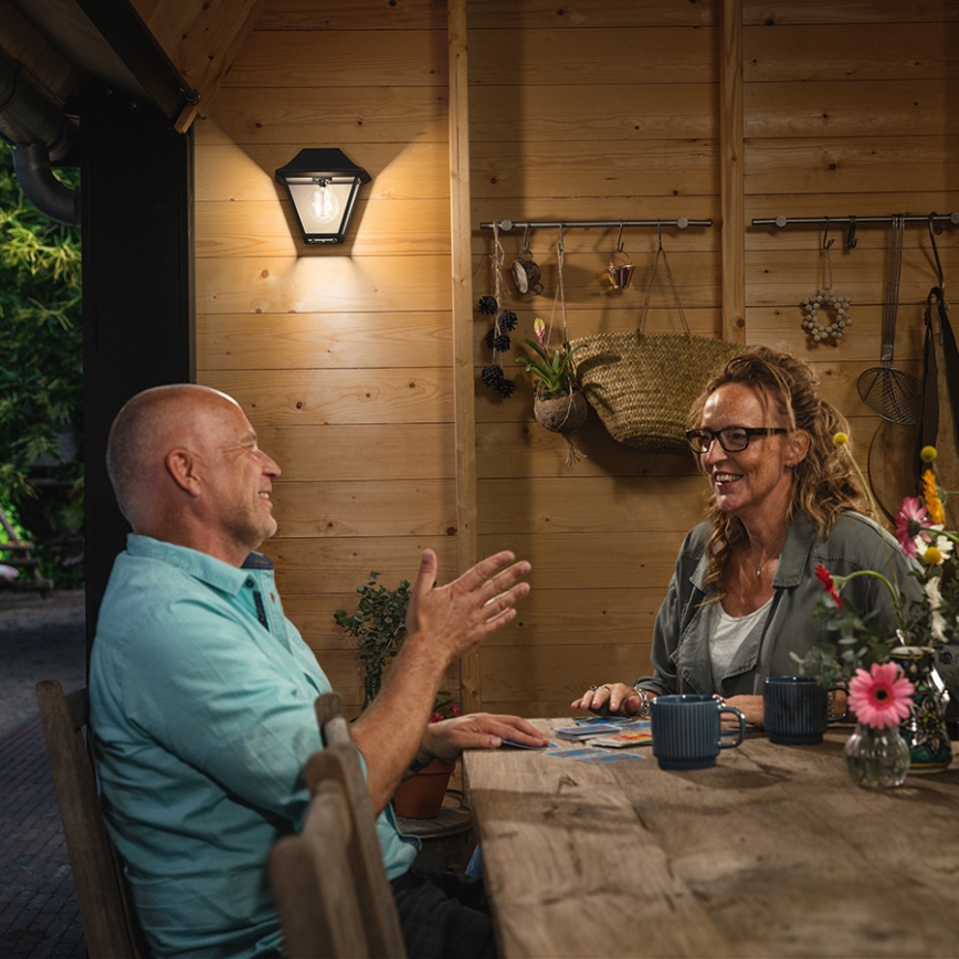 Philips - Luz de parede de exterior E27/42W IP44