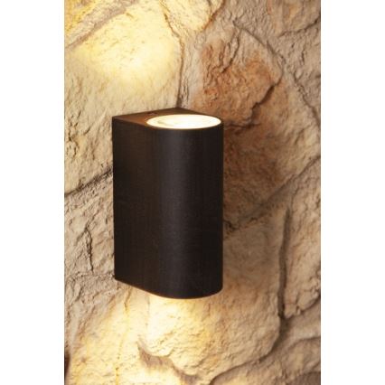 Philips 17102/86/16 - Luz de parede de exterior MYGARDEN NIGHTINGALE 2xGU10/35W IP44