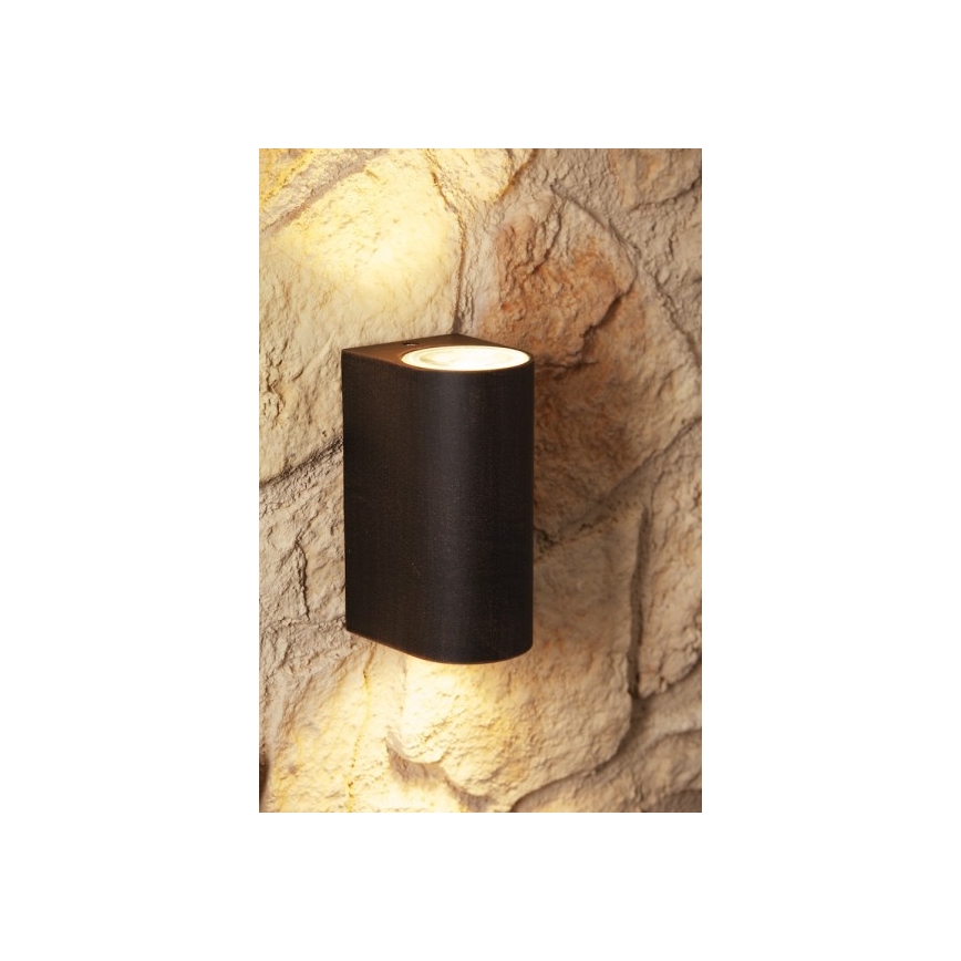 Philips 17102/86/16 - Luz de parede de exterior MYGARDEN NIGHTINGALE 2xGU10/35W IP44