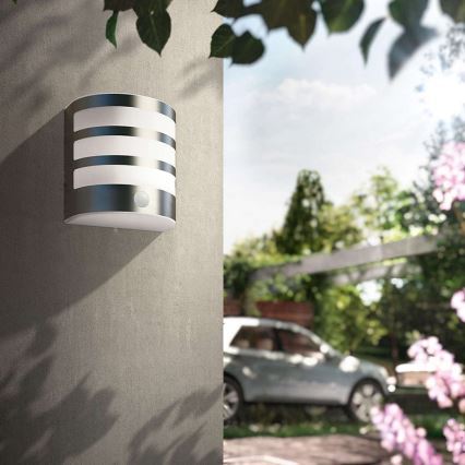 Philips - Iluminação de parede exterior LED com sensor 1xLED/3W IP44