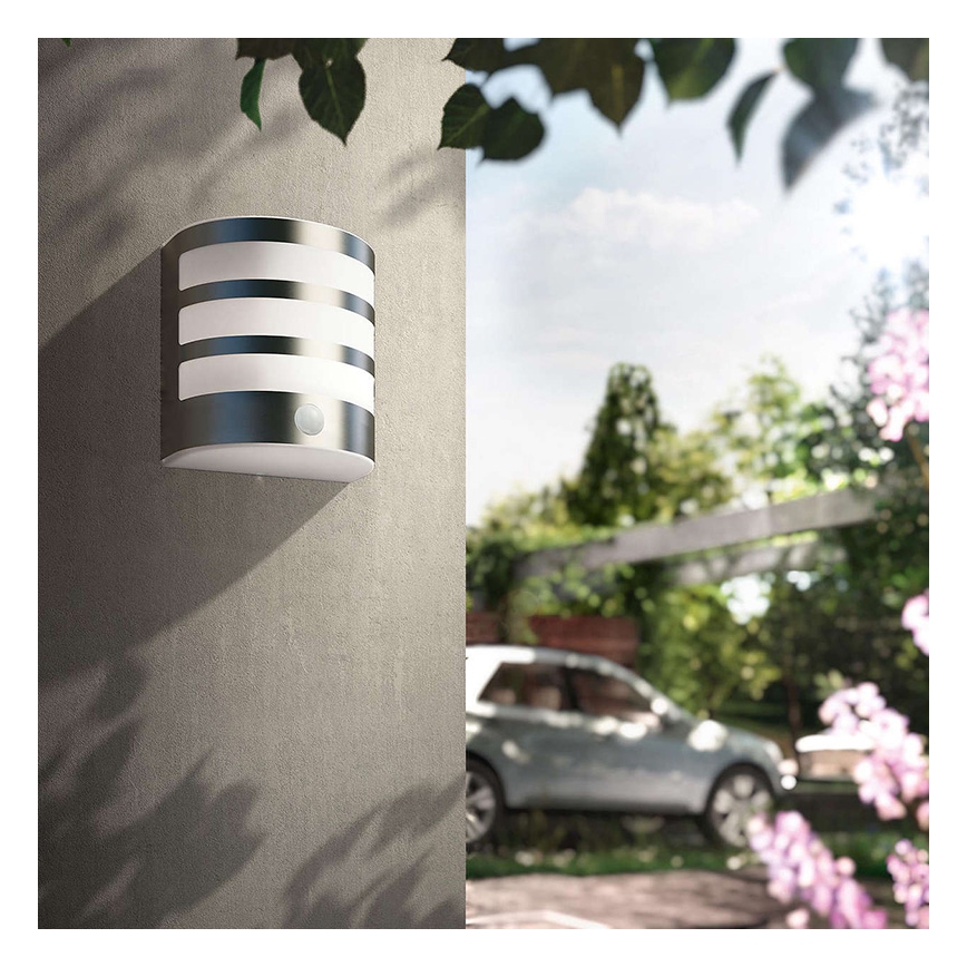 Philips - Iluminação de parede exterior LED com sensor 1xLED/3W IP44