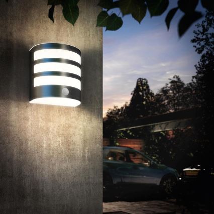 Philips - Iluminação de parede exterior LED com sensor 1xLED/3W IP44