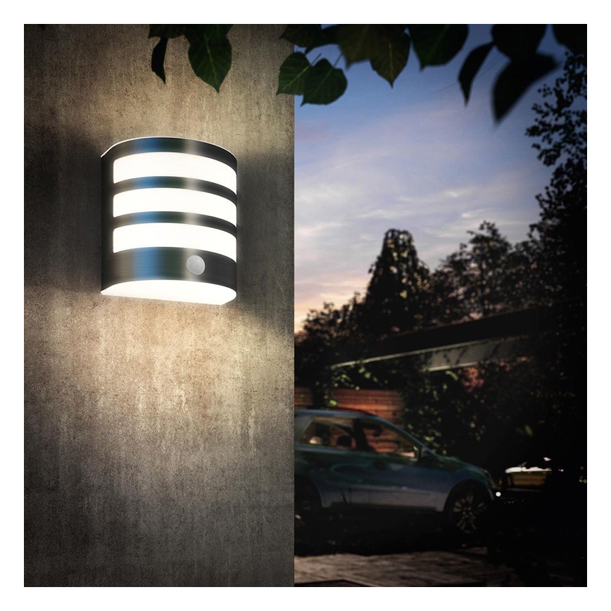 Philips - Iluminação de parede exterior LED com sensor 1xLED/3W IP44