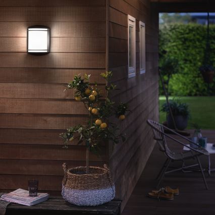 Philips - Iluminação de parede exterior 1xLED/6W/230V IP44