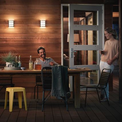 Philips - Iluminação de parede exterior 1xLED/6W/230V IP44