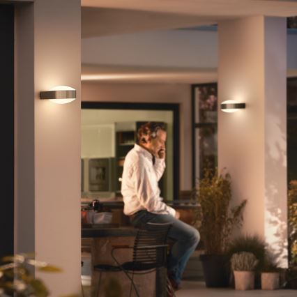 Philips - Luz de parede de exterior E27/42W IP44
