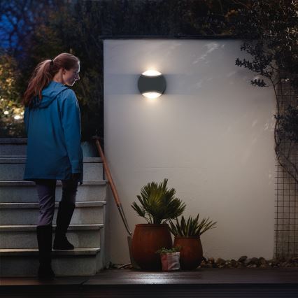 Philips - Luz de parede de exterior 2xGU10/5W IP44