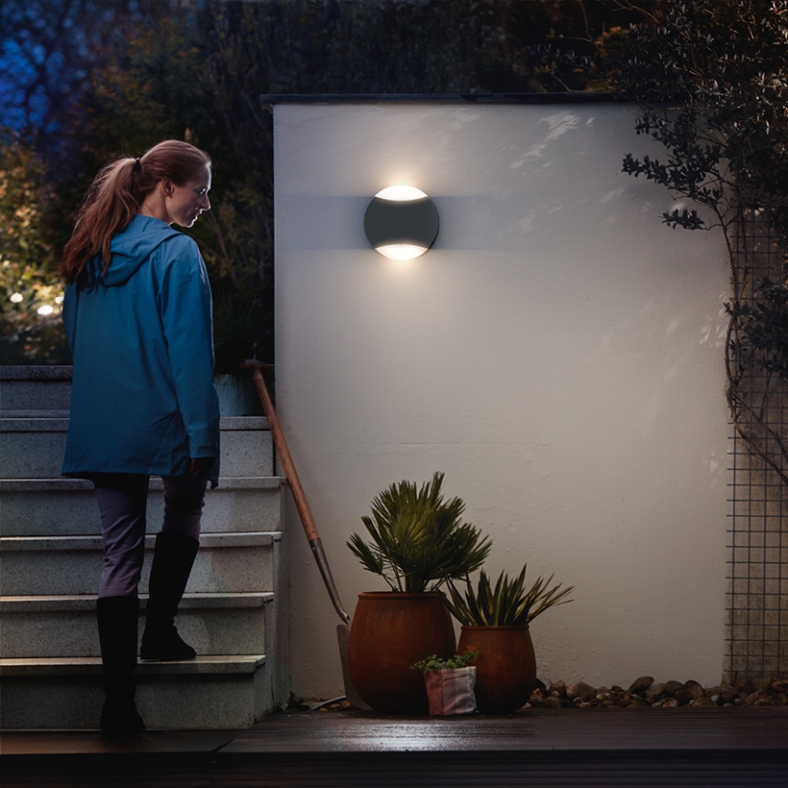 Philips - Luz de parede de exterior 2xGU10/5W IP44