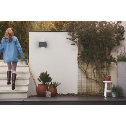 Philips - Luz de parede de exterior 2xGU10/5W IP44