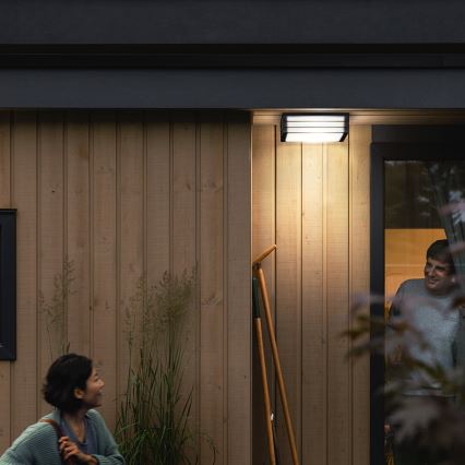 Philips - Iluminação exterior 2xE27/14W IP44
