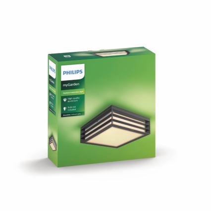 Philips - Iluminação exterior 2xE27/14W IP44