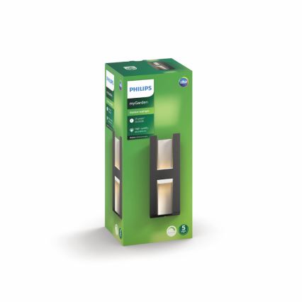 Philips - Iluminação de parede exterior LED 2xLED/4,5W IP44