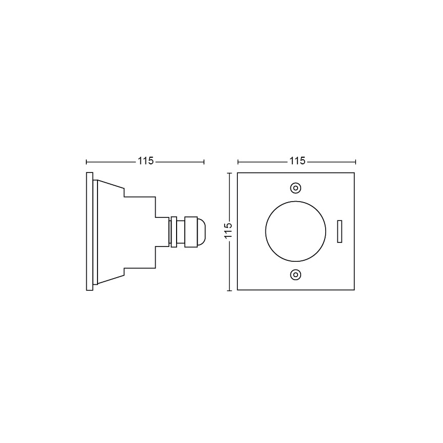 Philips - Iluminação de caminho de acesso exterior LED LED/3W